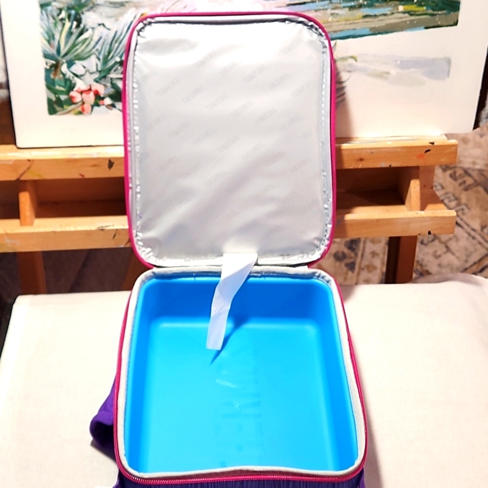 THERMOS NEW LUNCH BAG ANTIMCROBAL PROTECTION 100% PCV FREE PURPLE & PINK - Picture 6 of 9